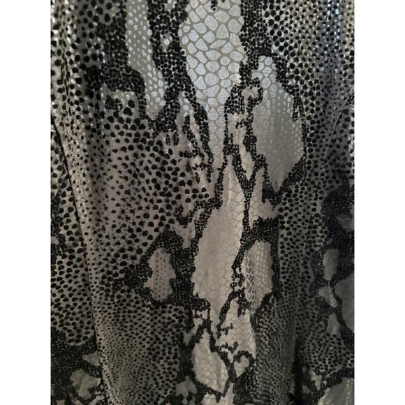 MINKPINK Black Snake Print Halter Dress Size M Sleeveless Mini Dress - Picture 3 of 7